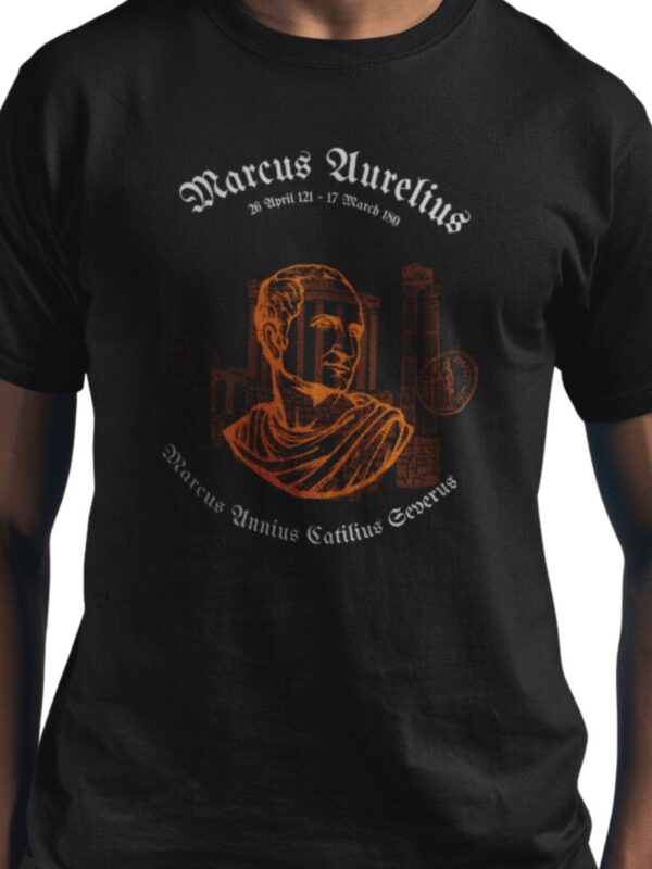Marcus Aurelius Tee Front Marcus Aurelius T-Shirt
